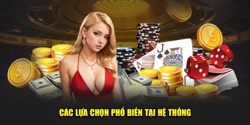 Các lựa chọn phổ biến tại hệ thống
