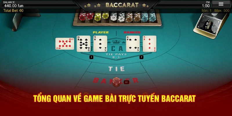 Tổng quan về game bài trực tuyến Baccarat