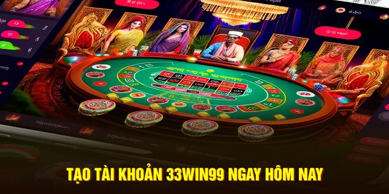 Tạo tài khoản 33Win99 ngay hôm nay
